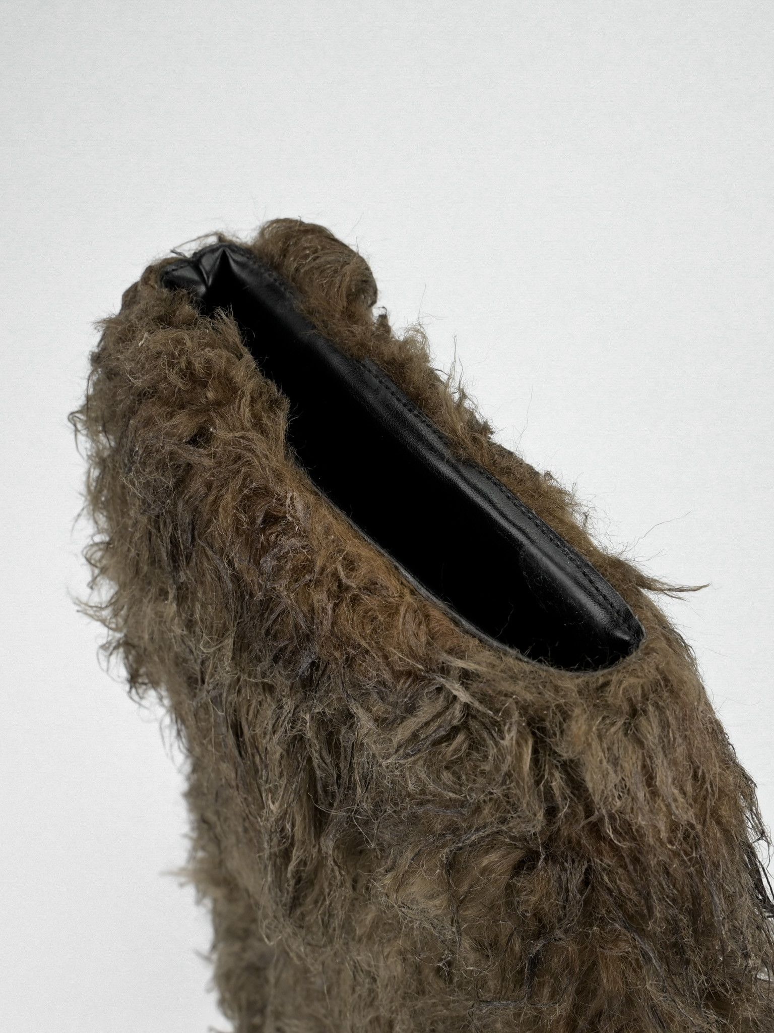 Rick Owens Drkshdw Faux-Fur Abstract Boots Size US 11 / EU 44 - 14 Thumbnail