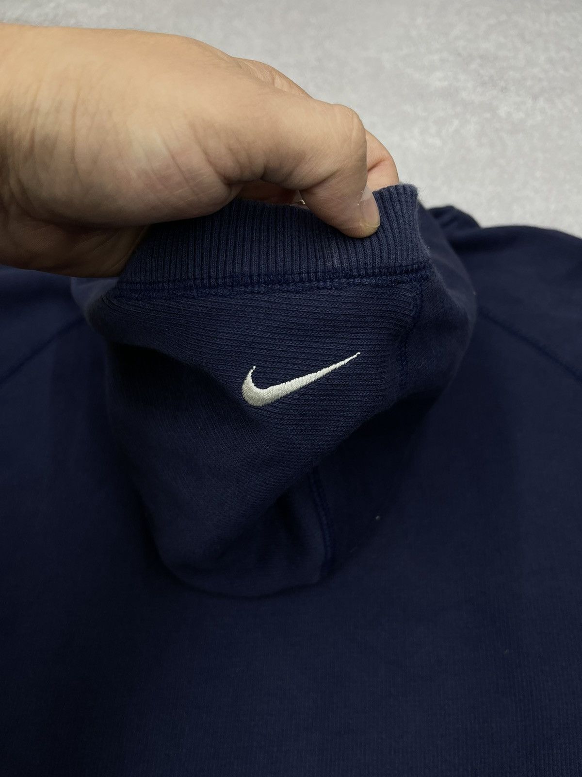 Nike × Nike ACG × Vintage Vintage Nike Just Do It Navy Hoodie Big Logo Ninja Style Y2K Size US XL / EU 56 / 4 - 8 Thumbnail