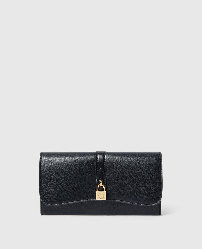 Stella McCartney os11x0326 Size: OS / Ryder Flap Continental Wallet in Black Size ONE SIZE - 1 Thumbnail