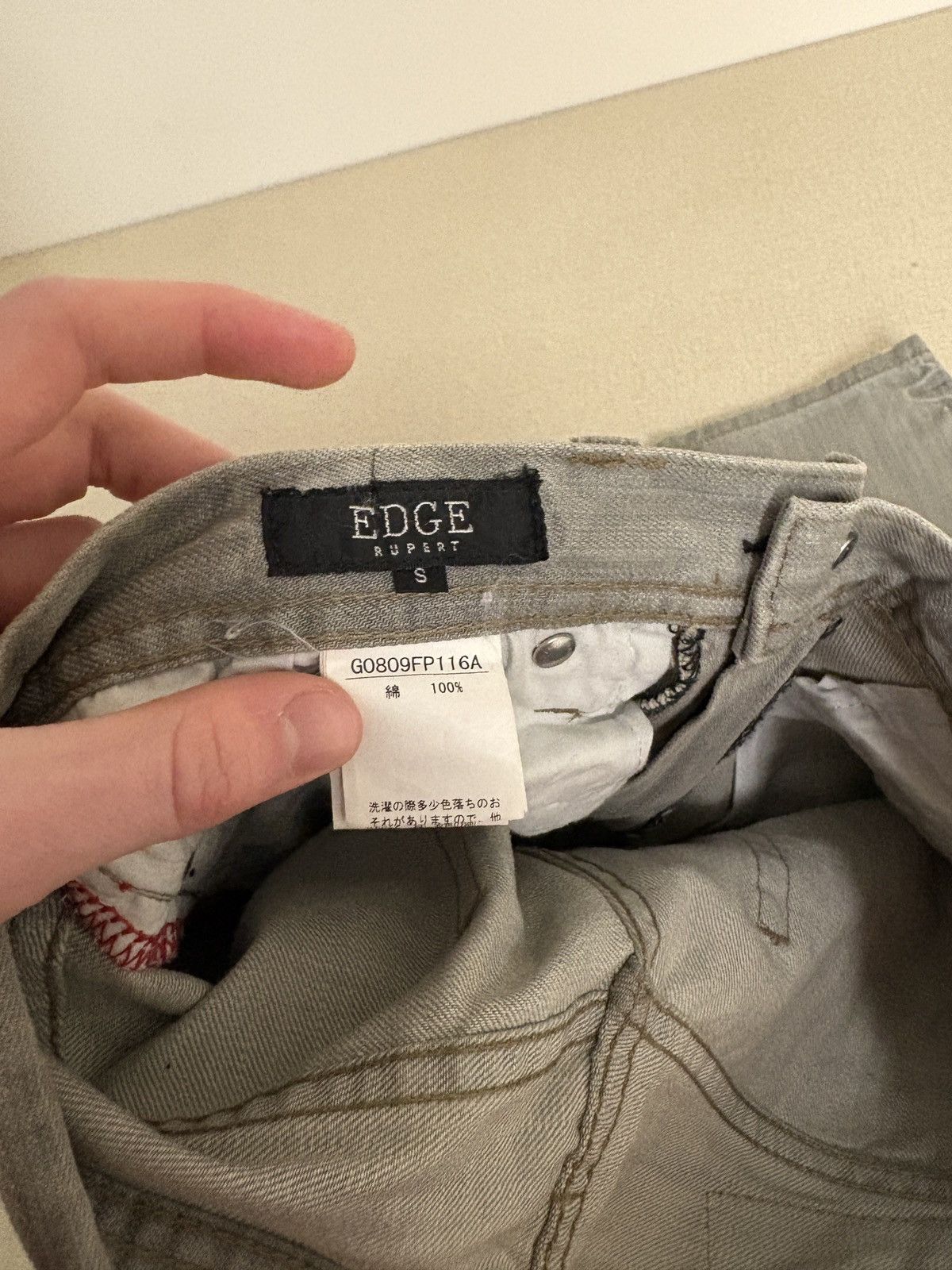 Japanese Brand Edge Rupert Japanese Boro Denim Size US 28 / EU 44 - 4 Thumbnail