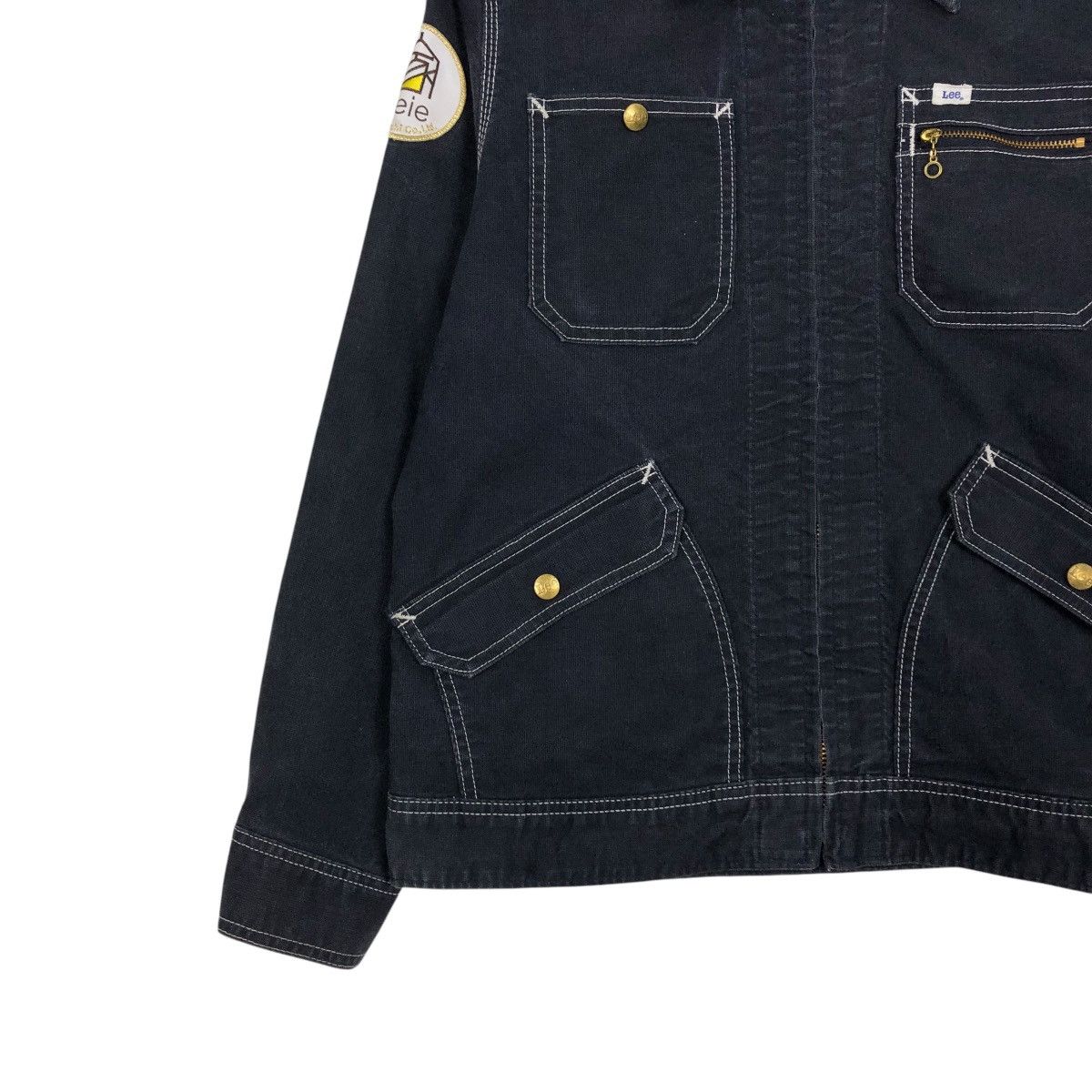 Lee 🔥VINTAGE CHORE ZIPPER JACKET LEE KANSAS USA EST 1889 Size US M / EU 48-50 / 2 - 6 Thumbnail