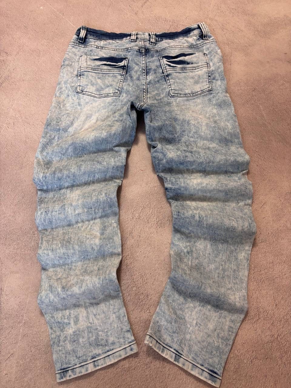 Vintage Japanese Moto Bike Balmain style distressed pants jeans Size US 32 / EU 48 - 4 Thumbnail