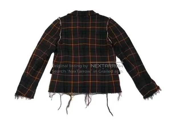 Comme des Garcons Comme Des Garcons Green retro plaid design coat Size M / US 6-8 / IT 42-44 - 3 Thumbnail