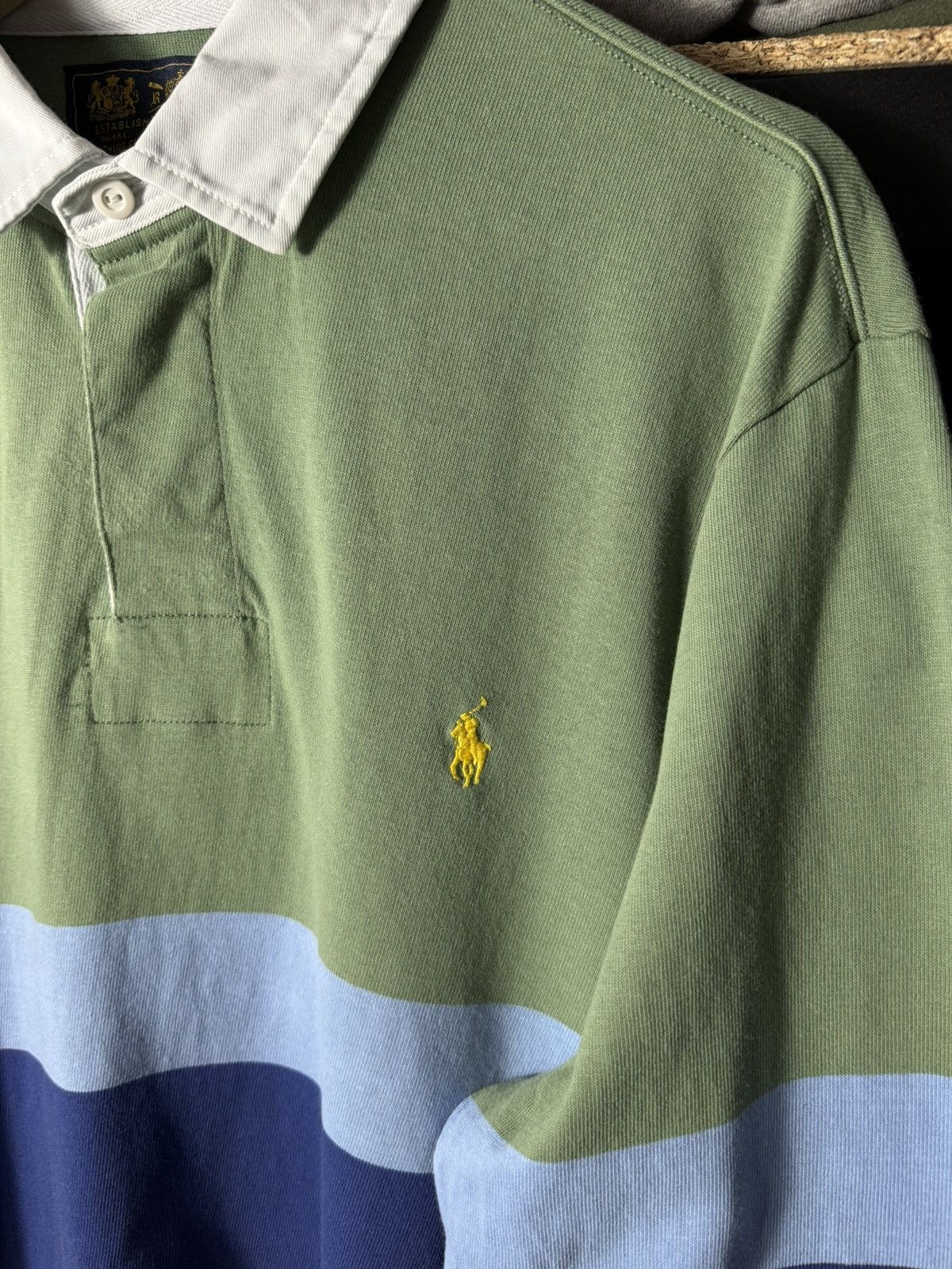 Polo Ralph Lauren Vintage Polo Ralph Lauren Rugby Shirt XL Striped Preppy Size US XL / EU 56 / 4 - 6 Thumbnail
