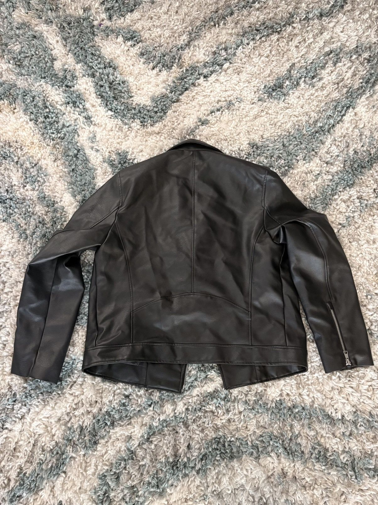 Other Leather Biker Jacket - Size Large Size US L / EU 52-54 / 3 - 4 Thumbnail
