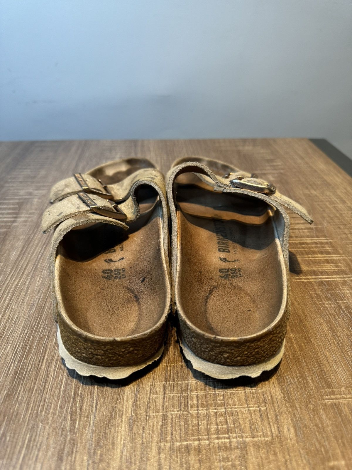 Birkenstock Birkenstock Arizona Suede Leather Sandals Copper Sz 9 40 Size US 9 / IT 39 - 4 Thumbnail