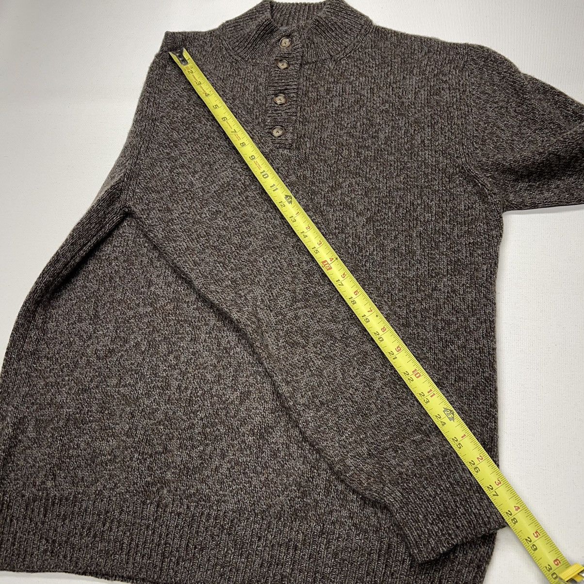 Saks Fifth Avenue Saks Fifth Avenue Sweater Brown Cashmere 1/4 Button Italy Size US XL / EU 56 / 4 - 16 Thumbnail