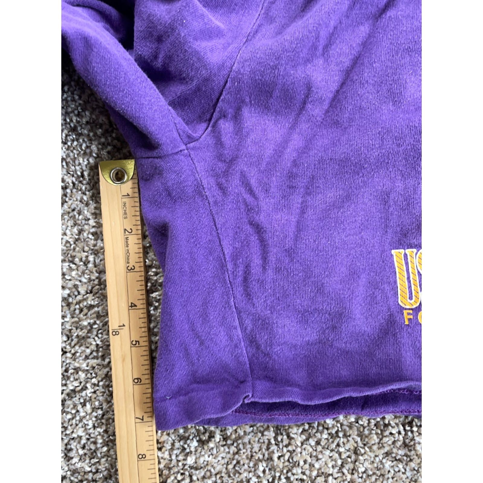 Vintage VINTAGE Jostens US Army Fort Hood Athletic Shorts Adult Large Purple 7" Inseam Casual Mens Size US 27 - 6 Thumbnail