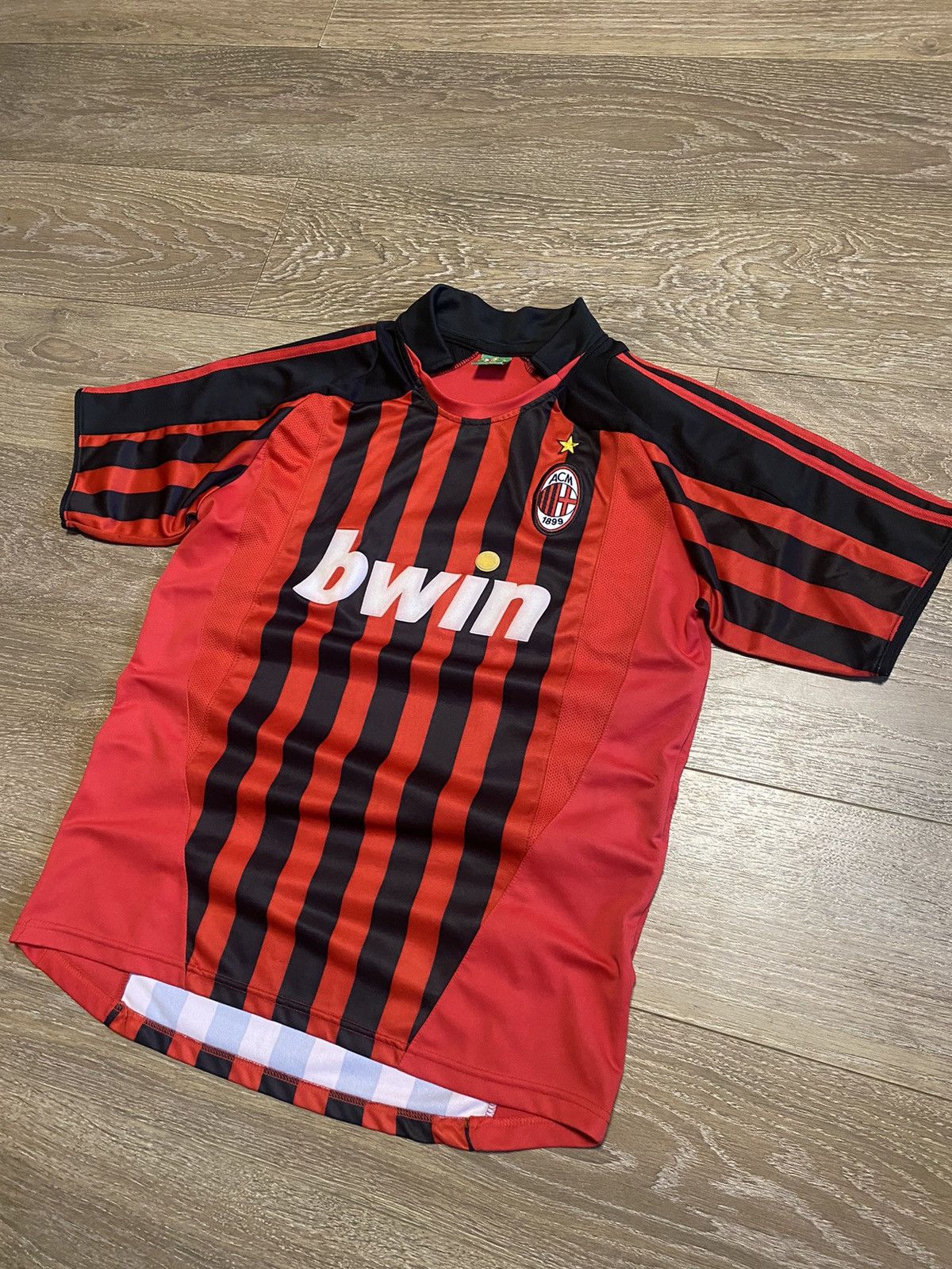 Vintage Vintage 2007-2008 AC Milan KAKA Home Soccer Football Jersey Size US XL / EU 56 / 4 - 3 Thumbnail