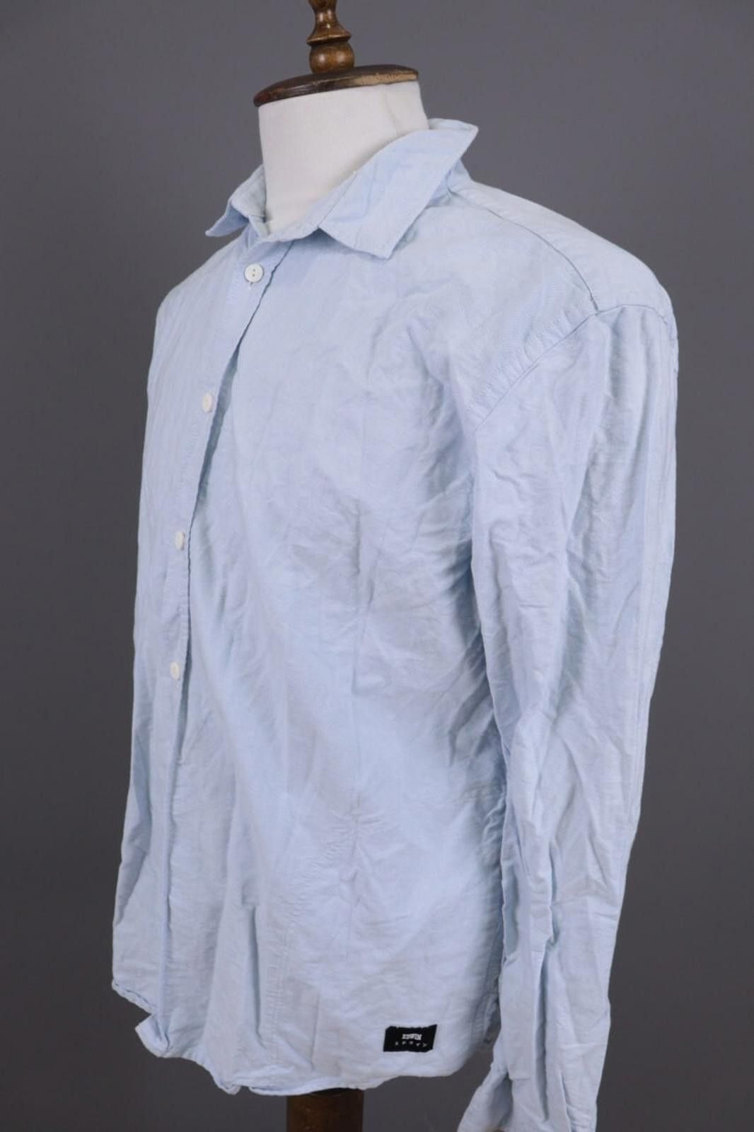 Edwin Edwin Cardet Shirt Blue Button Down Shirt Size XL Size US XL / EU 56 / 4 - 7 Thumbnail