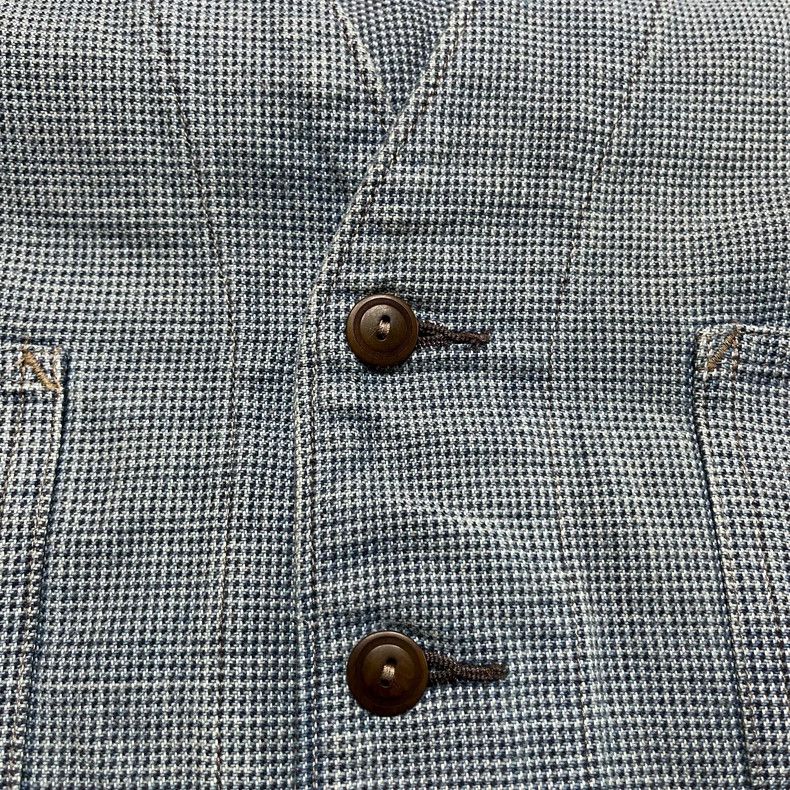 RRL Ralph Lauren RRL Ralph Lauren Blue dyed Thousand Bird Grid vest Size US M / EU 48-50 / 2 - 4 Thumbnail