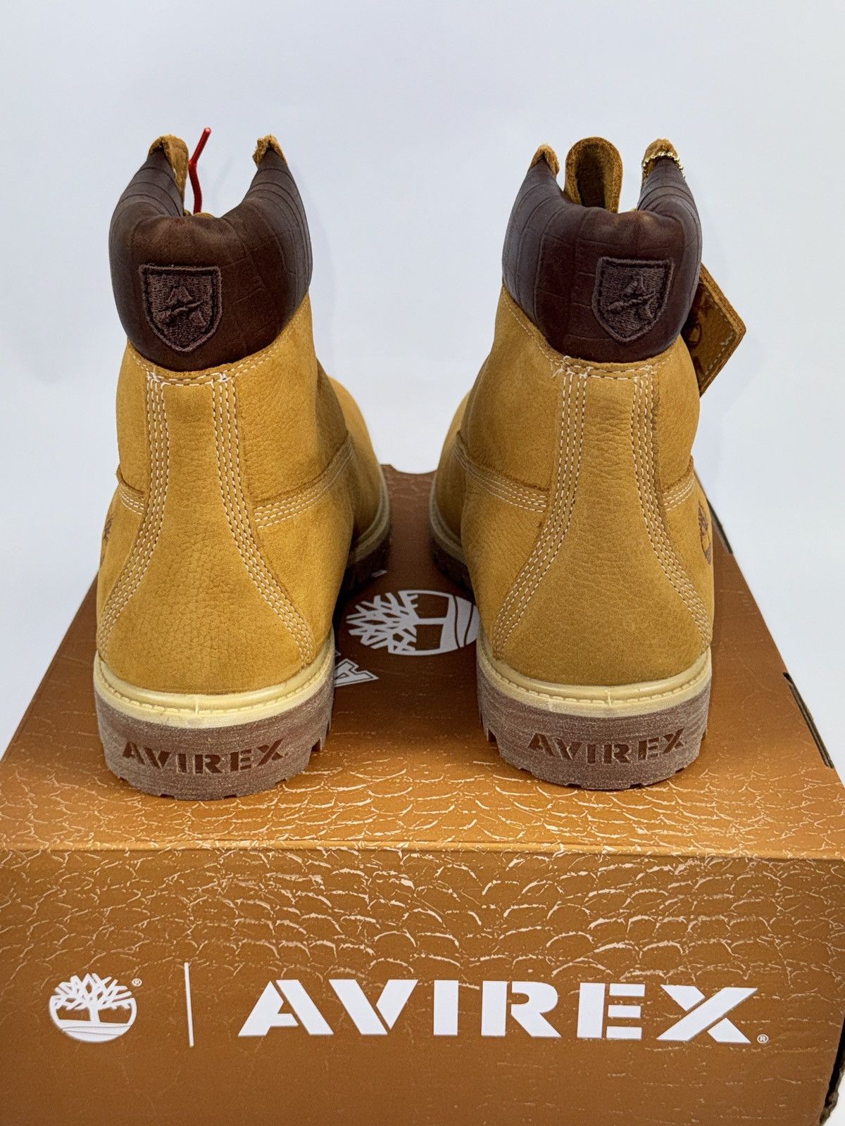 Timberland x AVIREX USA WHEAT WATERPROOF BOOTS Size US 10 / EU 43 - 5 Thumbnail