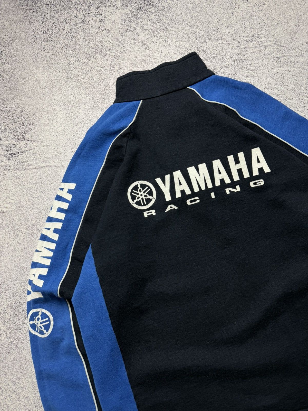 Yamaha Vintage Yamaha Half Zip Sweatshirt Moto Racing NASCAR Style Size US XL / EU 56 / 4 - 15 Thumbnail