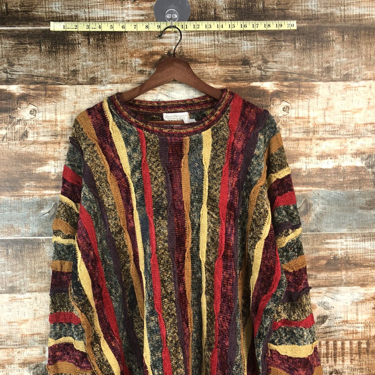 Homespun Knitwear DL Norm Thompson Tundra Jerry Lane Beige Knitwear #C668 Size US XL / EU 56 / 4 - 2 Thumbnail