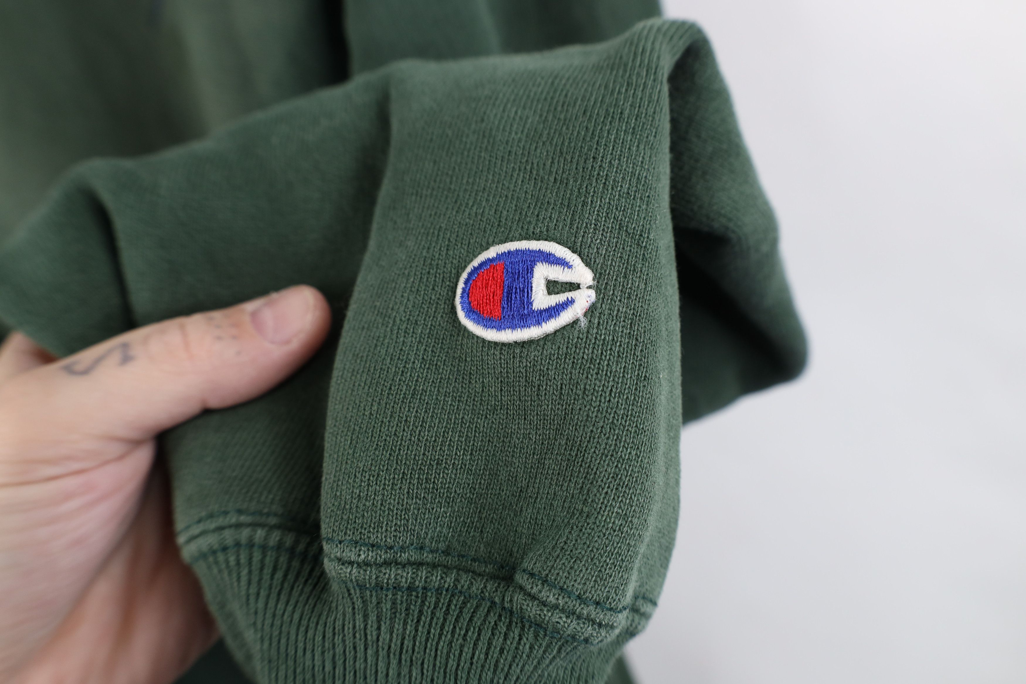 Champion Vintage 80s Champion Reverse Weave Rowing Sweatshirt Green Size US XXL / EU 58 / 5 - 7 Thumbnail