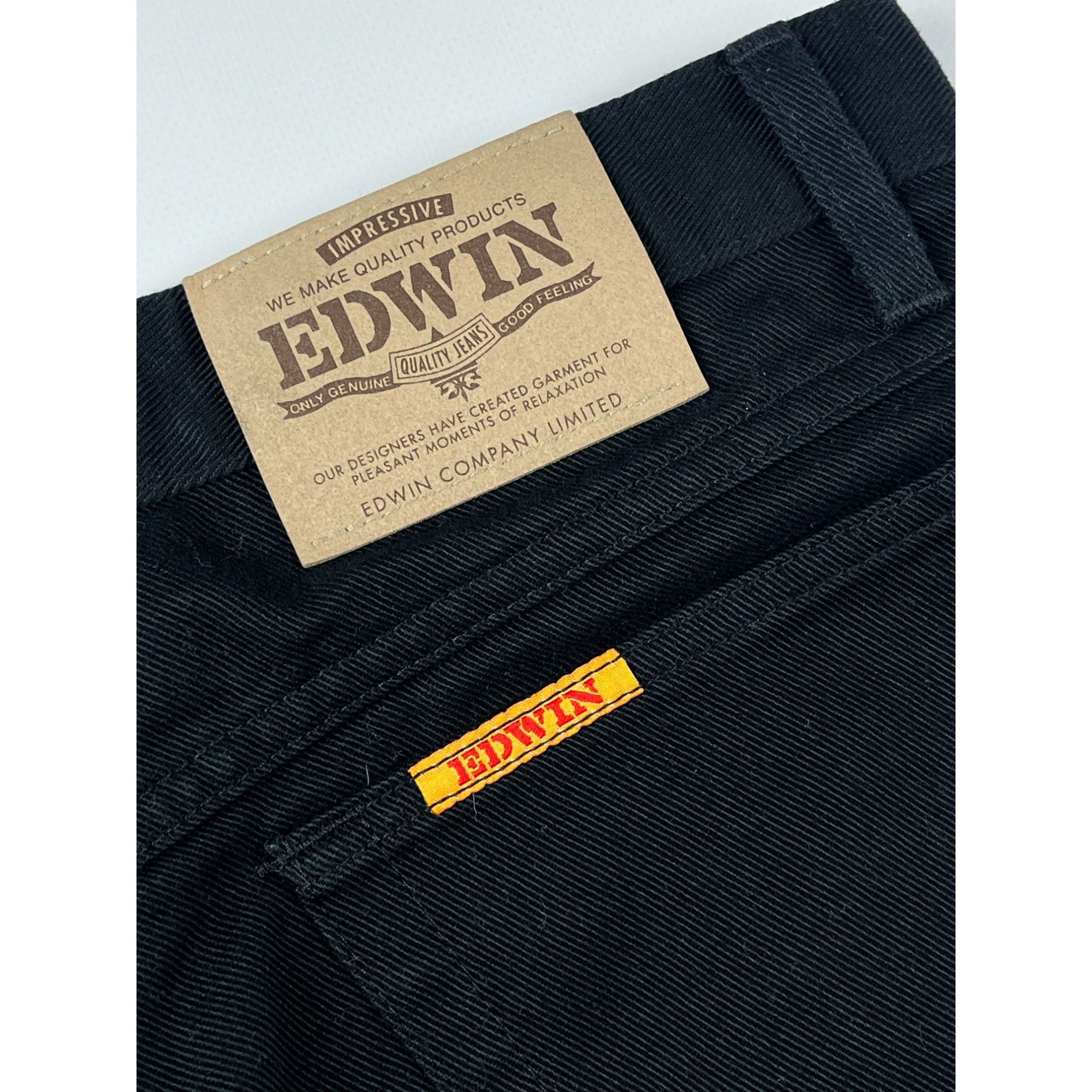 Edwin × Japanese Brand × Vintage Edwin Made In Japan Baggy Denim Jeans Size US 33 - 2 Thumbnail