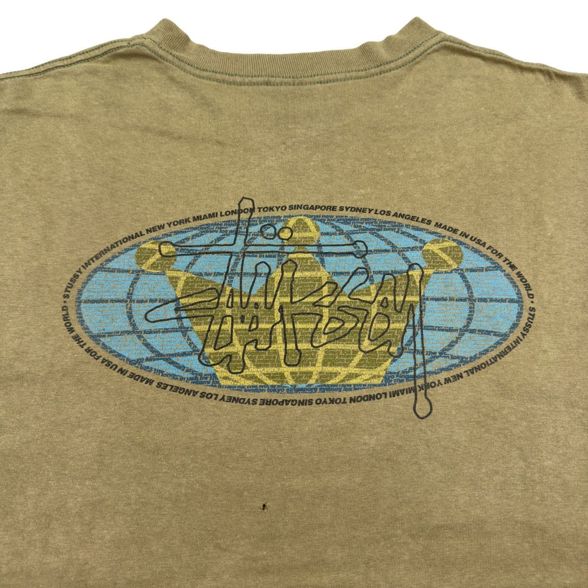 Stussy Vintage 90s Stussy International Single Stitch T-Shirt Size US L / EU 52-54 / 3 - 3 Thumbnail