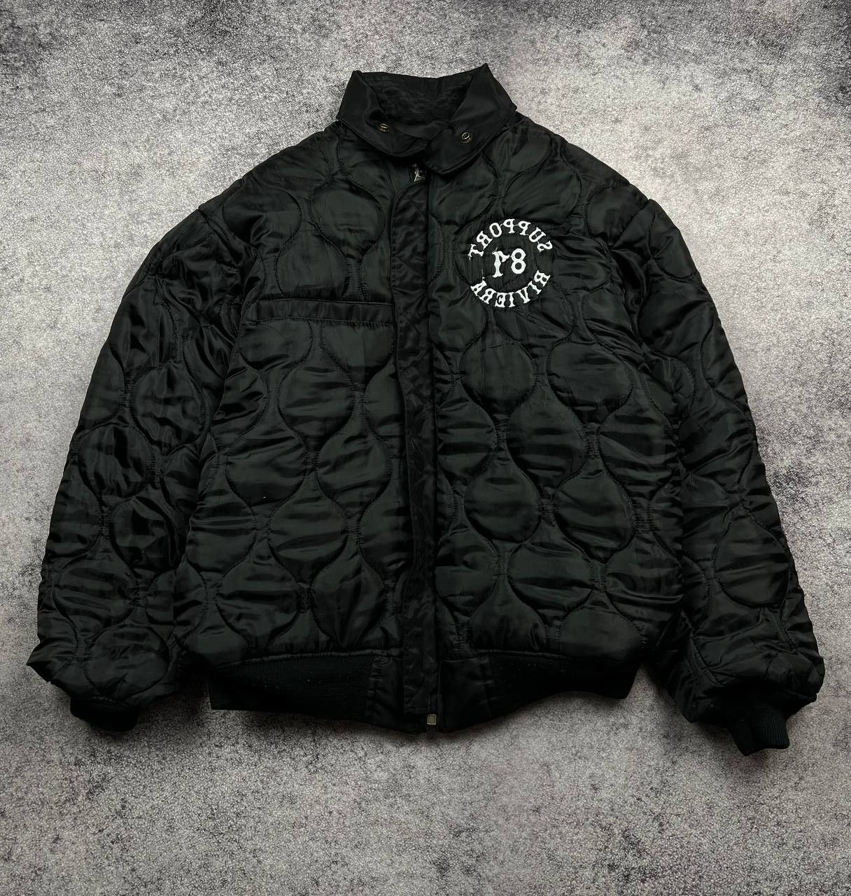 Vintage Vintage Bomber MA-1 Support Riviera 90S Streetwear Size US L / EU 52-54 / 3 - 12 Thumbnail