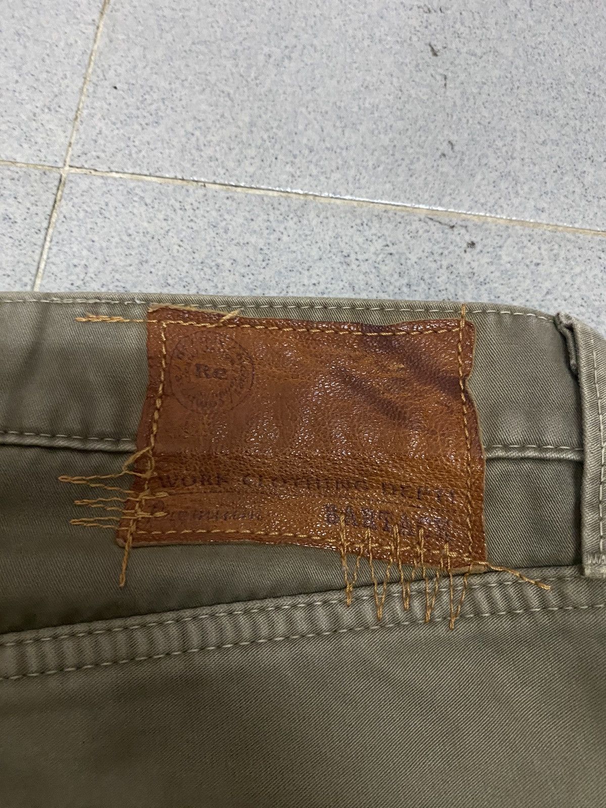 Japanese Brand × Vintage Vintage Bartack Japanese Distress Pants Size US 32 / EU 48 - 4 Thumbnail