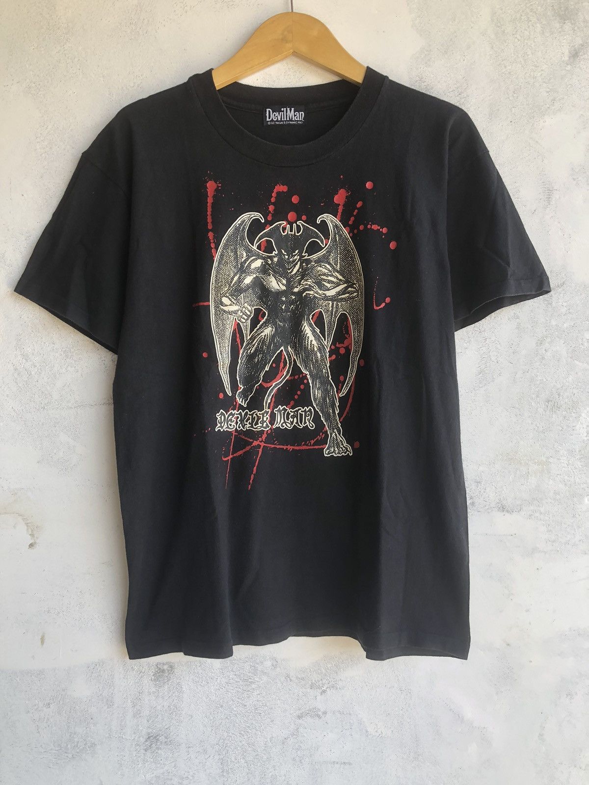 Anime × Japanese Brand × Vintage Vintage Devil Man Big Logo Tshirt Tee Size US M / EU 48-50 / 2 - 1 Thumbnail
