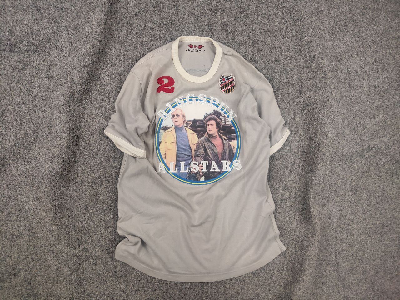 Ringspun Ringspun All Star Logo Starsky Vintage T shirt Y2K Style Size US S / EU 44-46 / 1 - 1 Thumbnail