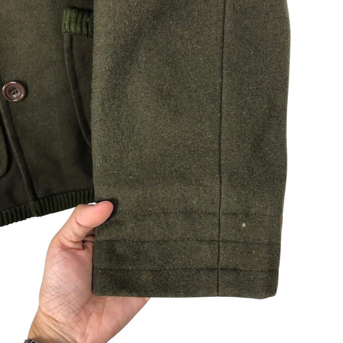 Japanese Brand Vintage Wool Button Jacket Military Sab Street Issey Miyake Size US M / EU 48-50 / 2 - 16 Thumbnail