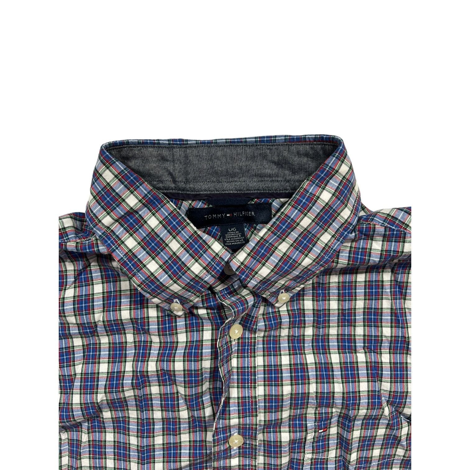 Tommy Hilfiger Tommy Hilfiger Mens Shirt Blue & Red Plaid - Size Large Size US L / EU 52-54 / 3 - 2 Thumbnail