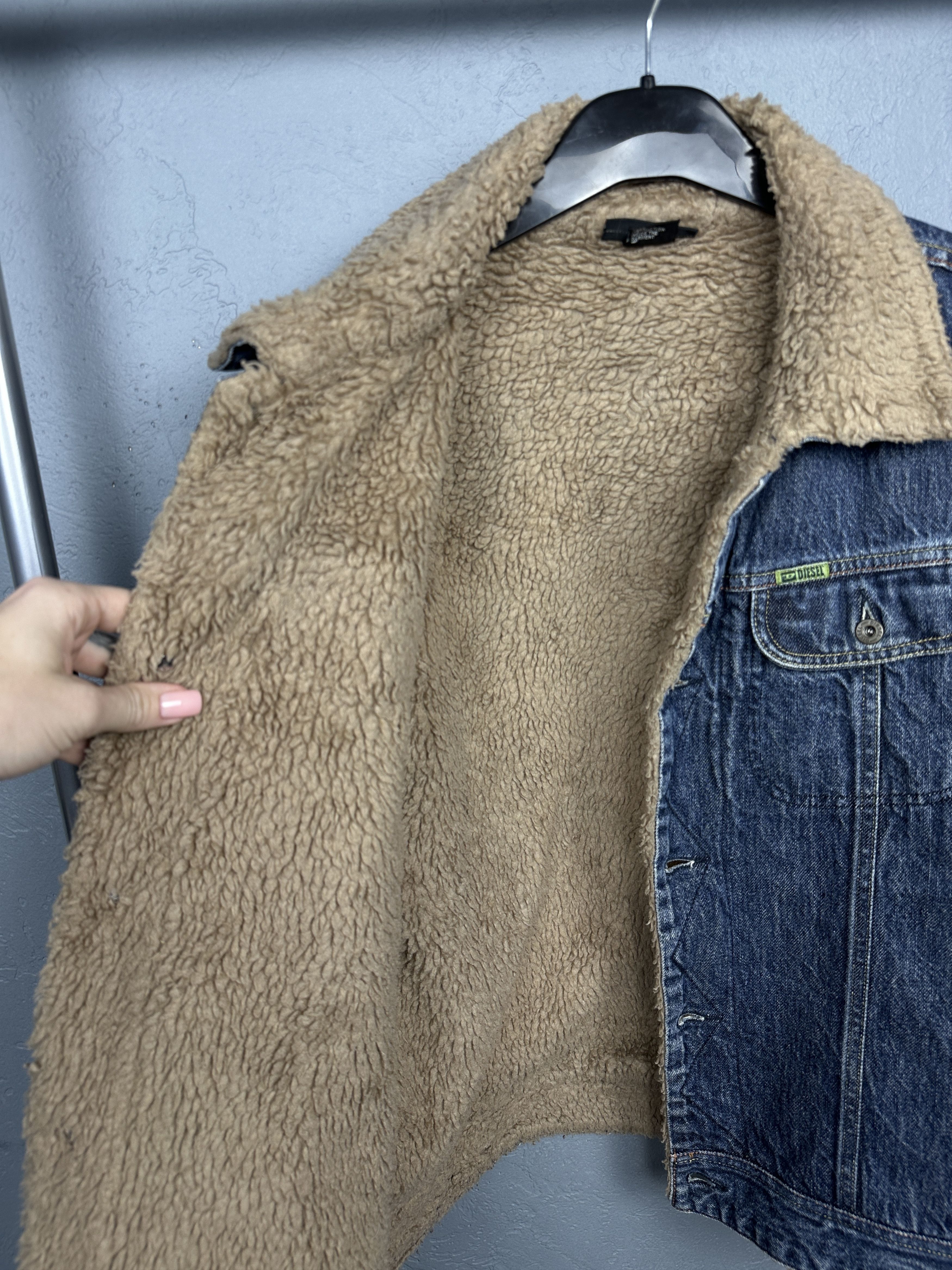 Diesel Diesel Vintage Mens Denim Sherpa Jacket Size US L / EU 52-54 / 3 - 6 Thumbnail