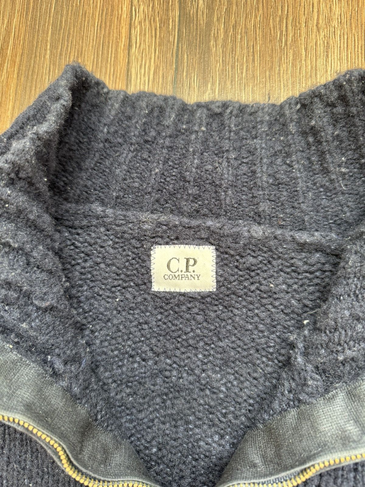 C.P. Company Vintage C.P Company men’s navy blue knited 1/3 zip sweater Size US XL / EU 56 / 4 - 4 Thumbnail