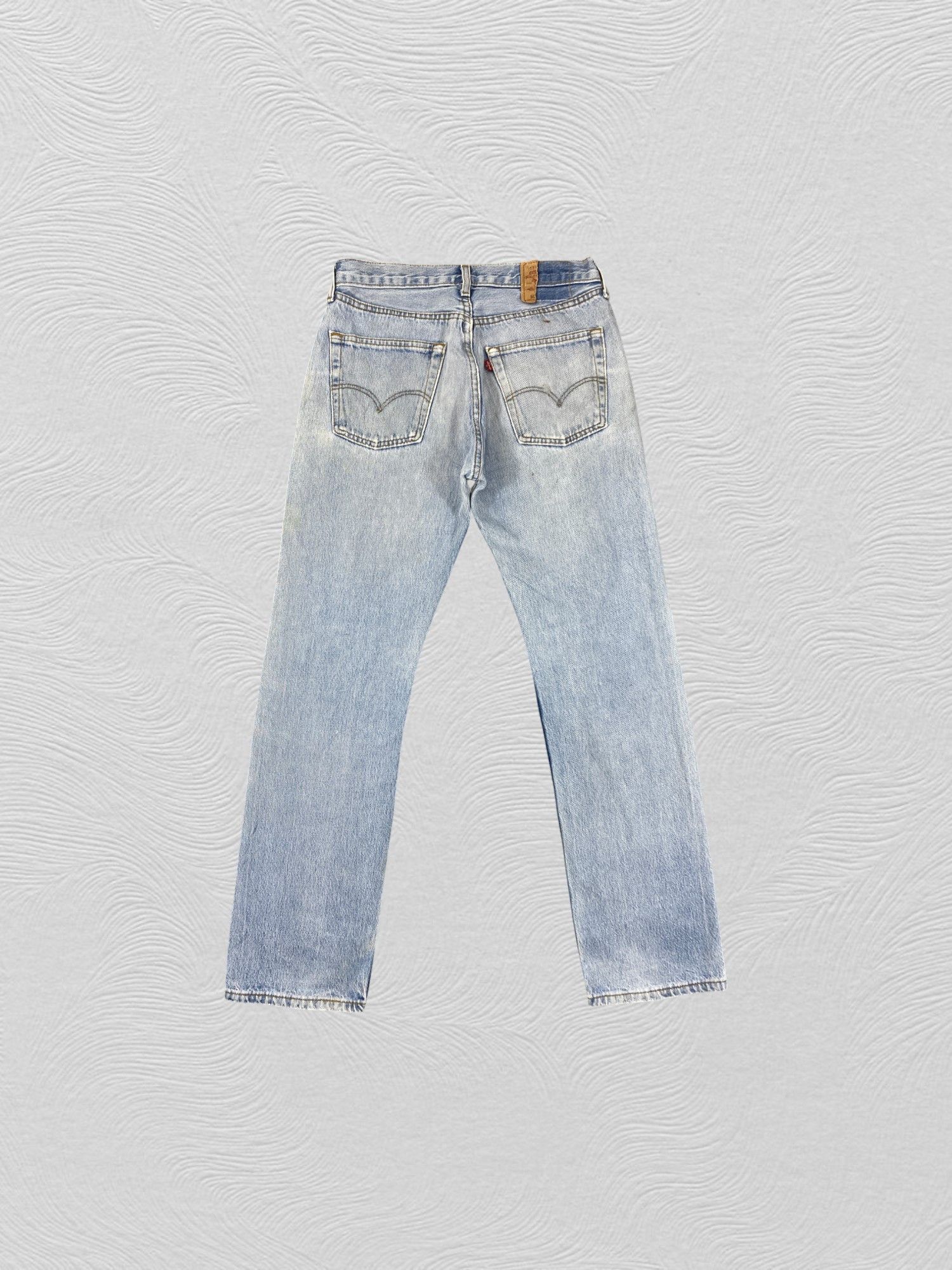 Levi's Distressed Blue Vintage Levi's 501 Jeans 31x31.5 - JN3584 Size US 31 - 2 Thumbnail