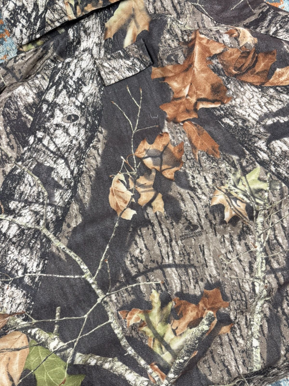 Mossy Oaks × Realtree × Vintage Vintage 90s Mossy Oak print boxy cargo booded hunting jacket Size US L / EU 52-54 / 3 - 18 Thumbnail