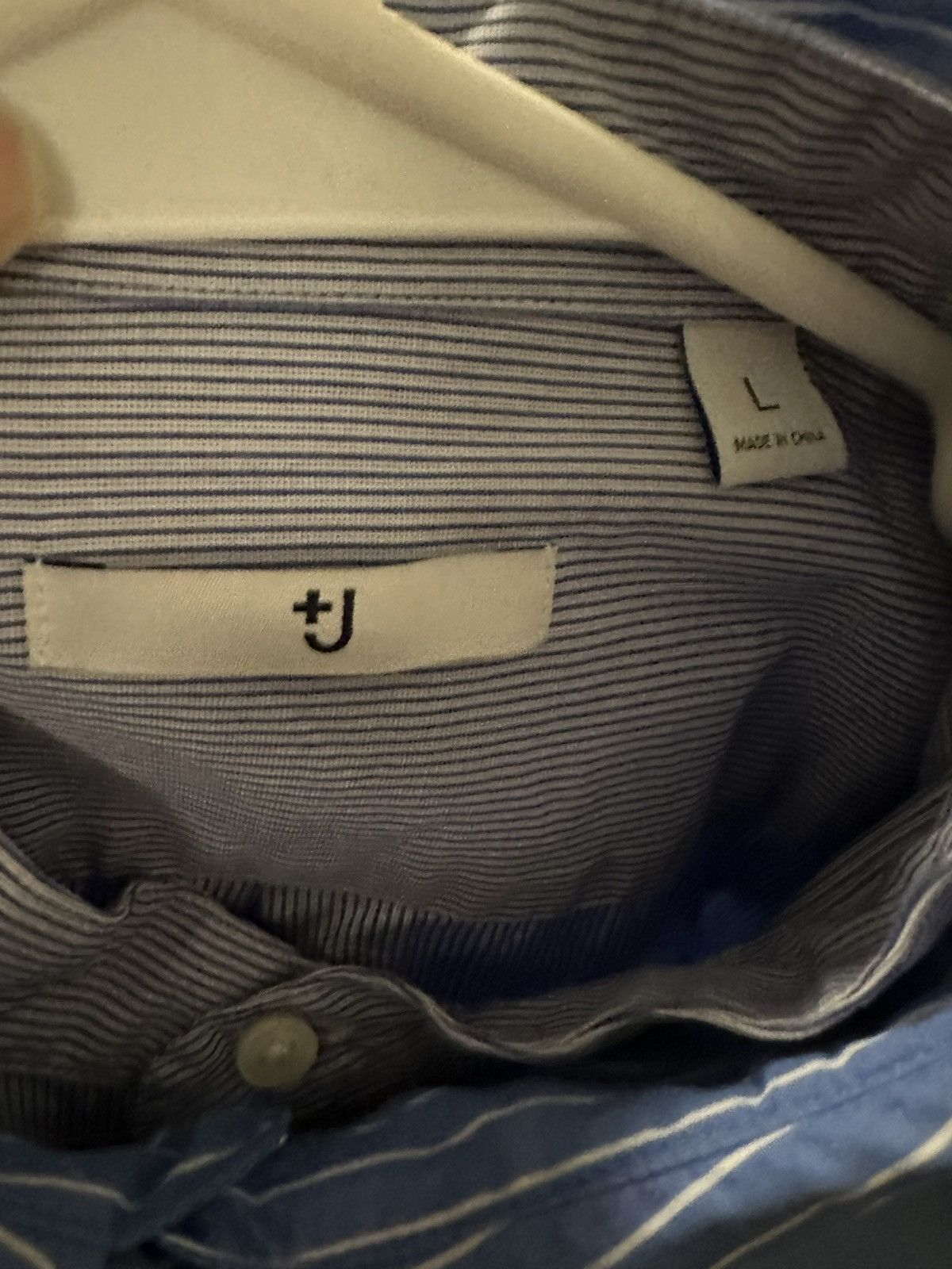 Jil Sander × Uniqlo Jil Sander x Uniqlo +J two tone shirt Size US L / EU 52-54 / 3 - 4 Thumbnail