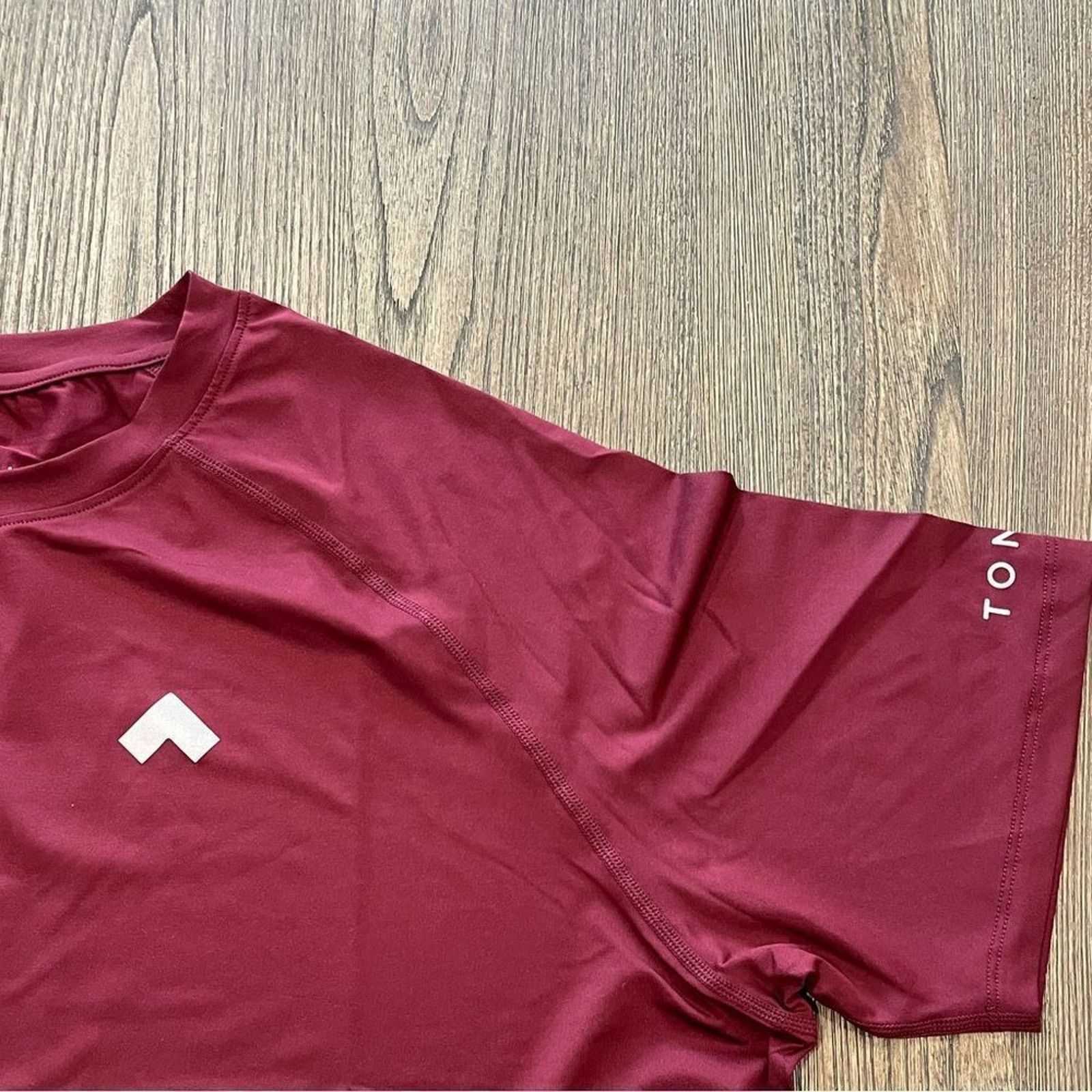 Vintage NWOT Tonal Mens Maroon Short Sleeve Workout Shirt Size 2X Size US XXL / EU 58 / 5 - 3 Thumbnail