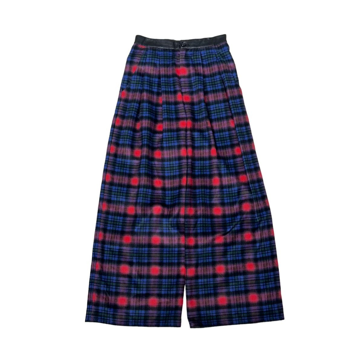 Natasha Zinko $1.2k plaid wide leg baggy trouser Size US 30 / EU 46 - 1 Thumbnail