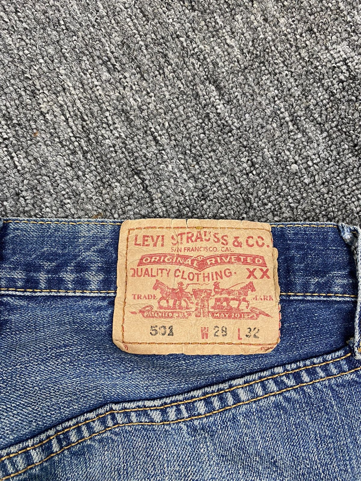 Levi's × Vintage Vintage Levis 501 Straight cut Size US 28 / EU 44 - 17 Thumbnail