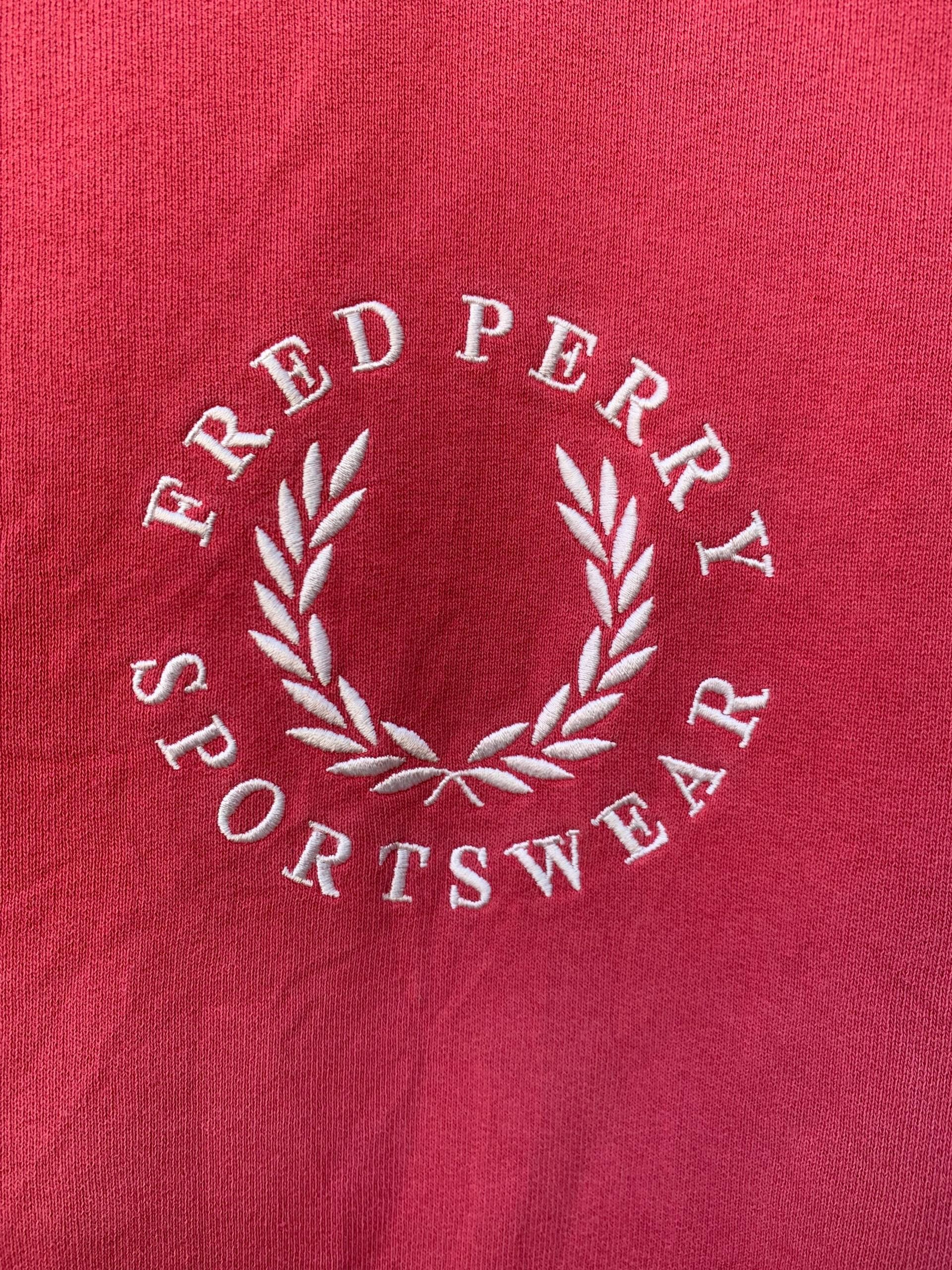 Fred Perry × Vintage Vintage Fred Ferry Red Sweatshirt Size US M / EU 48-50 / 2 - 5 Thumbnail