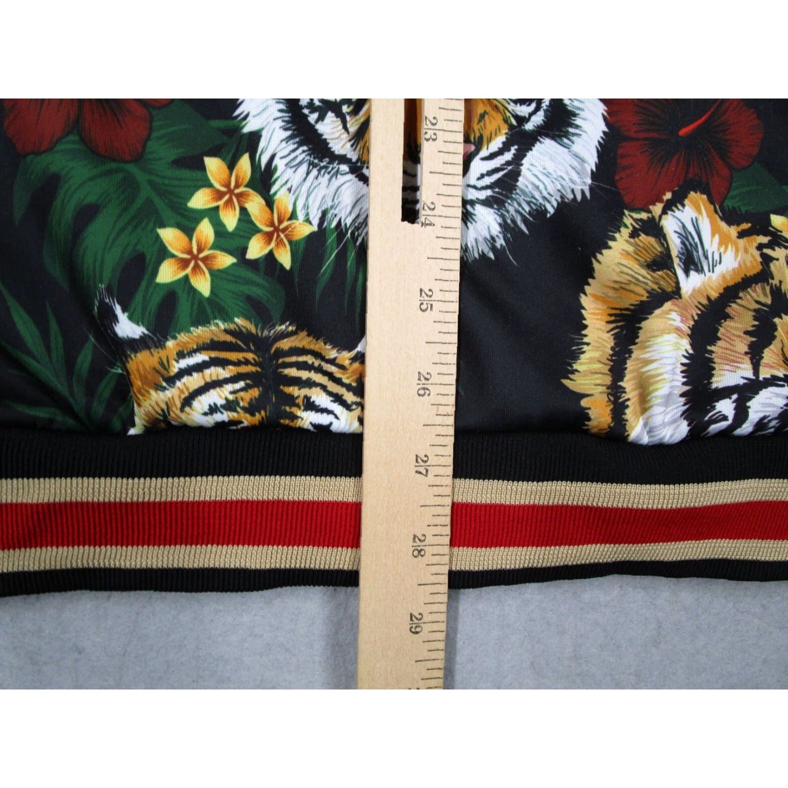 Vintage Victorious Bomber Jacket Mens 2XL Black AOP Tiger Design Full Zip Track Casual Streetwear Size US XXL / EU 58 / 5 - 6 Thumbnail