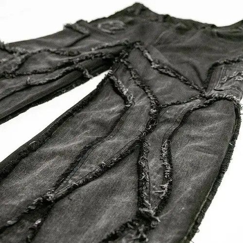 Designer Oversize Jeans Hip Hop Casual Loose Wide Leg Punk Rock Style Size US 32 / EU 48 - 4 Thumbnail