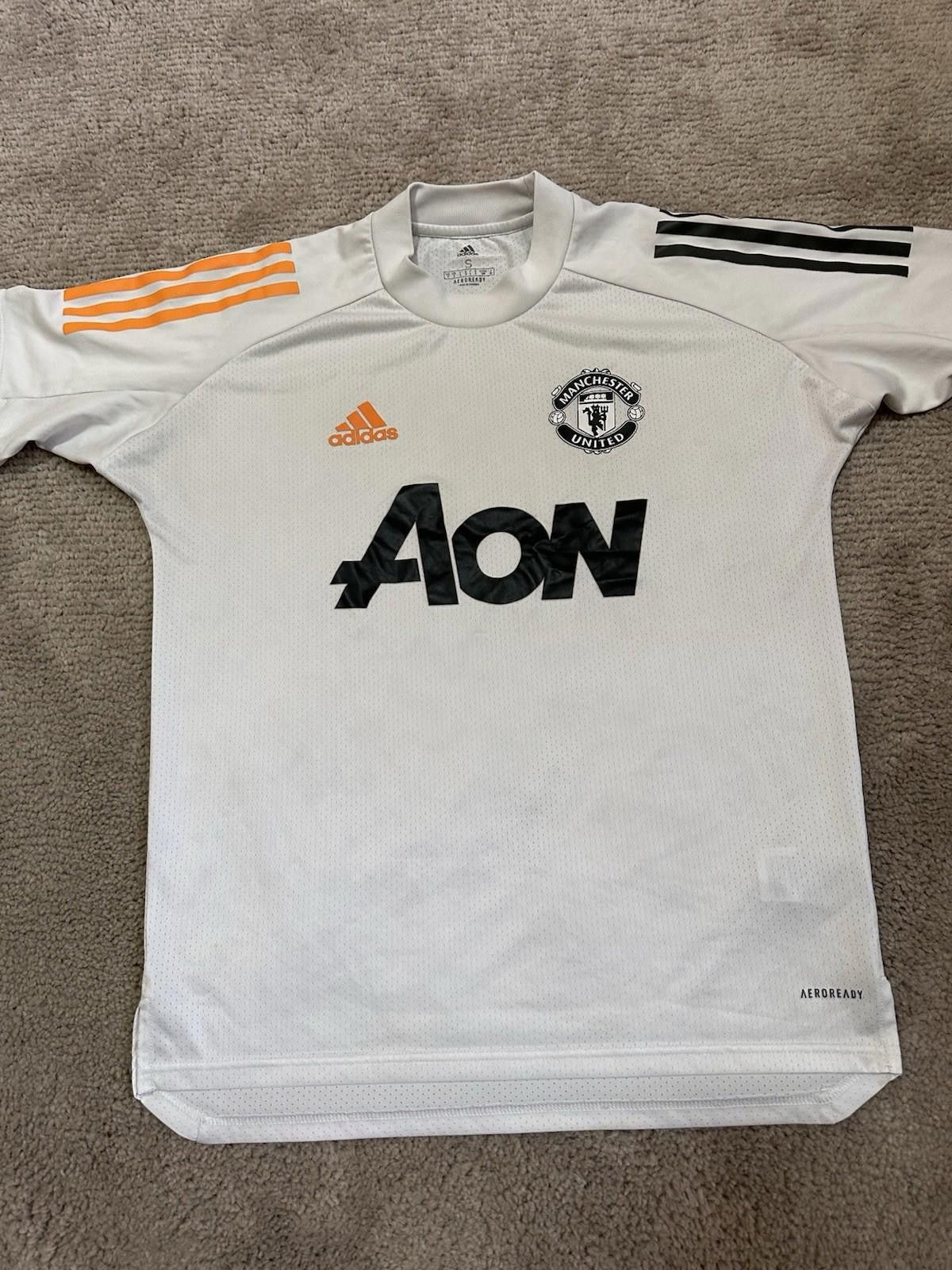Adidas 2020-21 Manchester United adidas Training Shirt Sz S Size US S / EU 44-46 / 1 - 2 Thumbnail