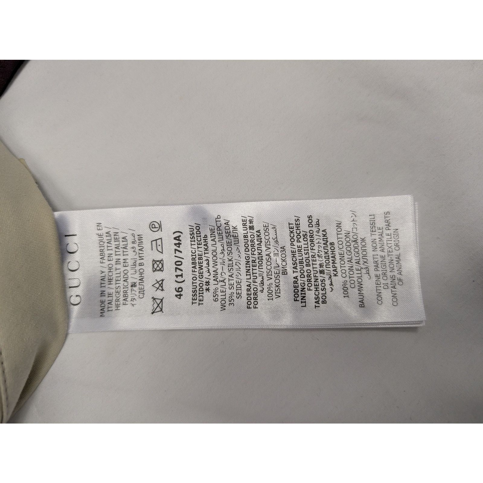Gucci o1rshd1 Horsebit All Over Burgundy Slacks Pant in Purple Size US 30 / EU 46 - 11 Thumbnail