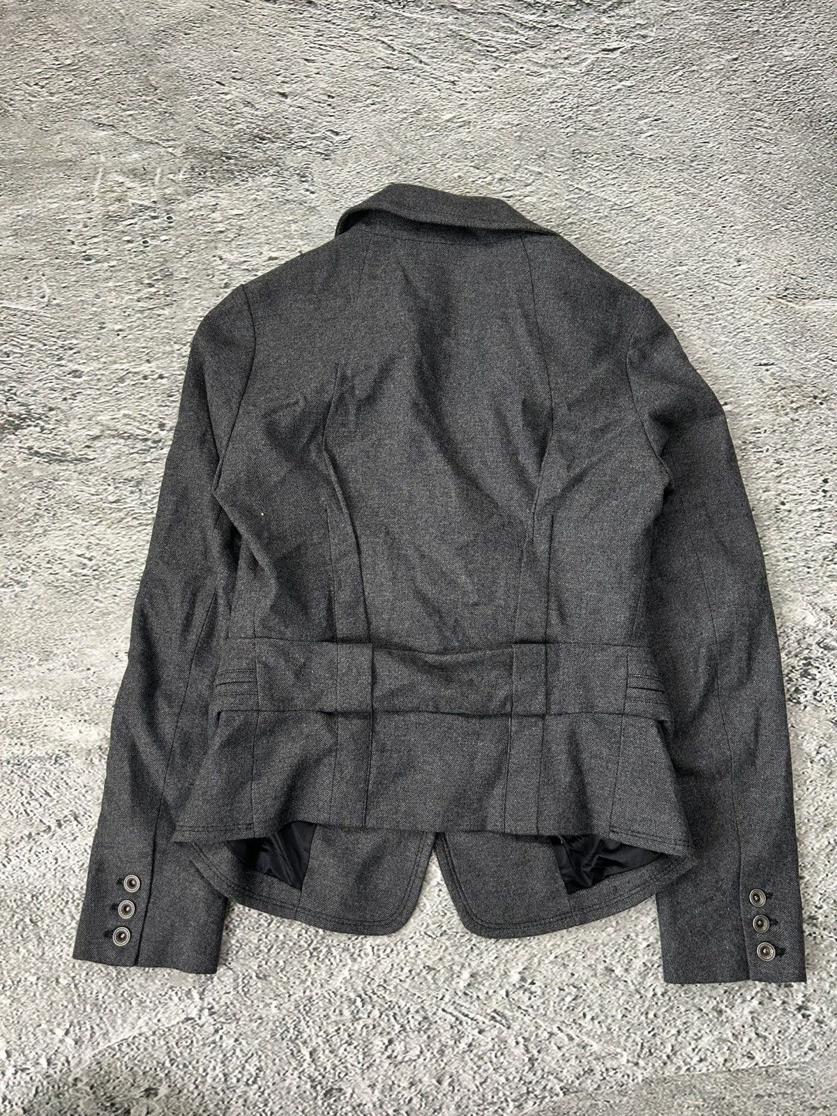 plein sud Plein Sud Jeanius Wool Blazer grey Size M / US 6-8 / IT 42-44 - 7 Thumbnail