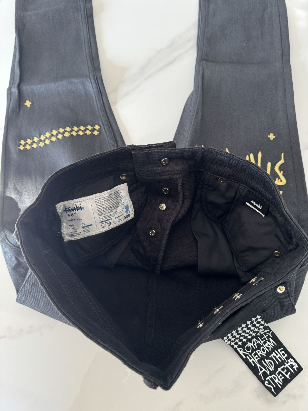 Ksubi Ksubi 23 Van Winkle Jet Black Wax Size US 30 / EU 46 - 10 Thumbnail