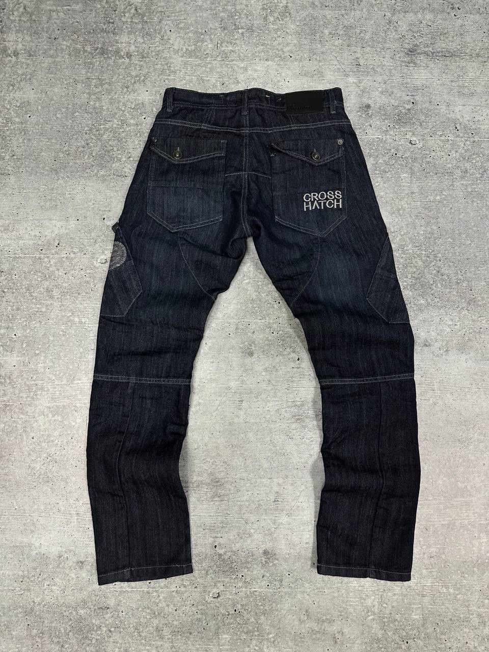Japanese Brand × Vintage Vintage Denim Cross Hatch Cargo Japanese Pants Size US 30 / EU 46 - 12 Thumbnail