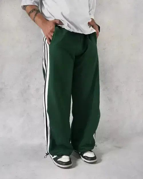 Jean Mizuho x Hioki Stripes Fashion High Waist Wide-leg Pants Size US 30 / EU 46 - 5 Thumbnail