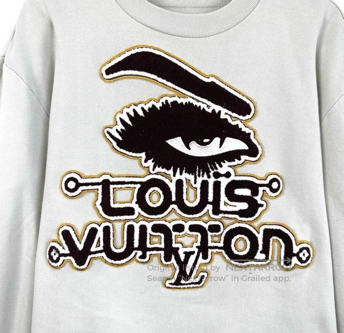 Louis Vuitton Gray Eye Graphic Sweatshirt, Size L. Size US L / EU 52-54 / 3 - 6 Thumbnail
