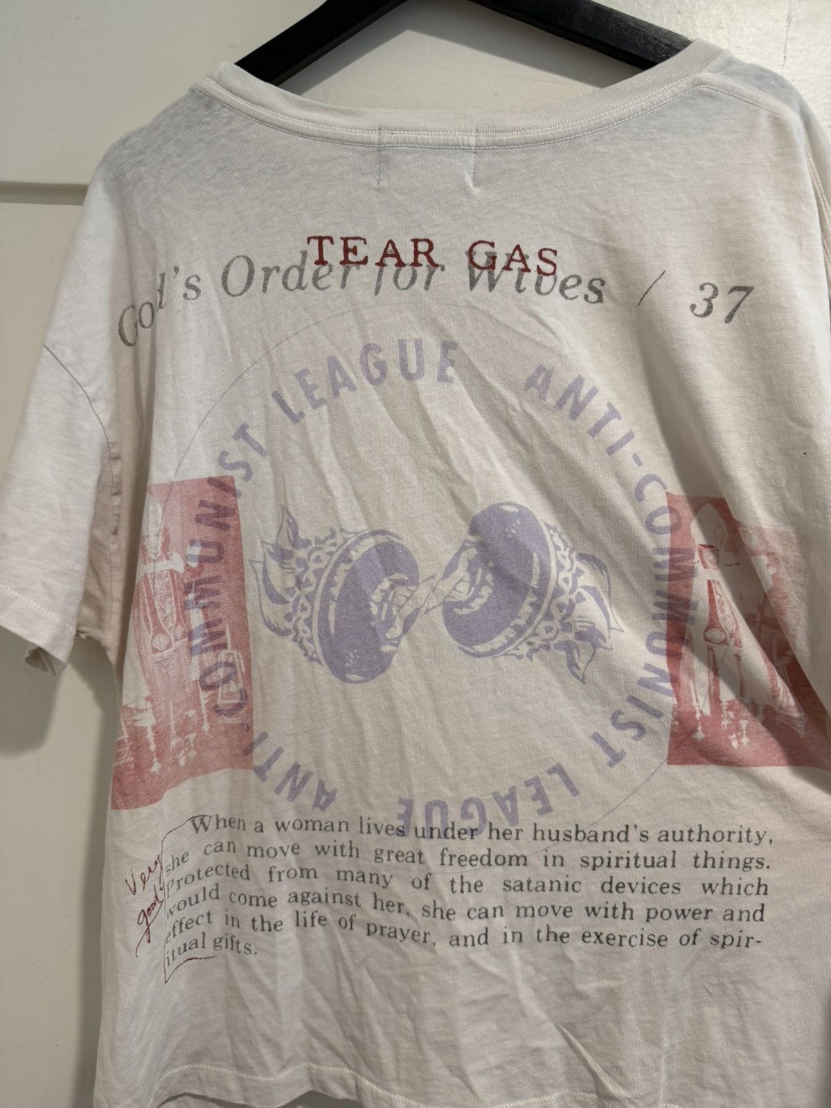 Enfants Riches Deprimes ERD Maxfield Anti Communist League Tee XL Size US XL / EU 56 / 4 - 6 Thumbnail