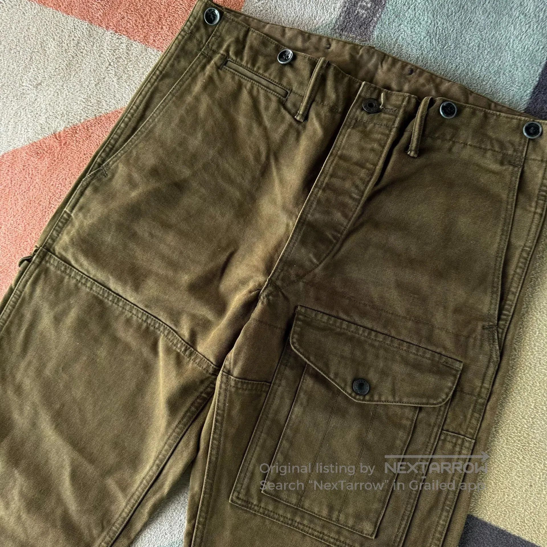 RRL Ralph Lauren RRL Canvas Cargo Pants. Size US 29 - 2 Thumbnail