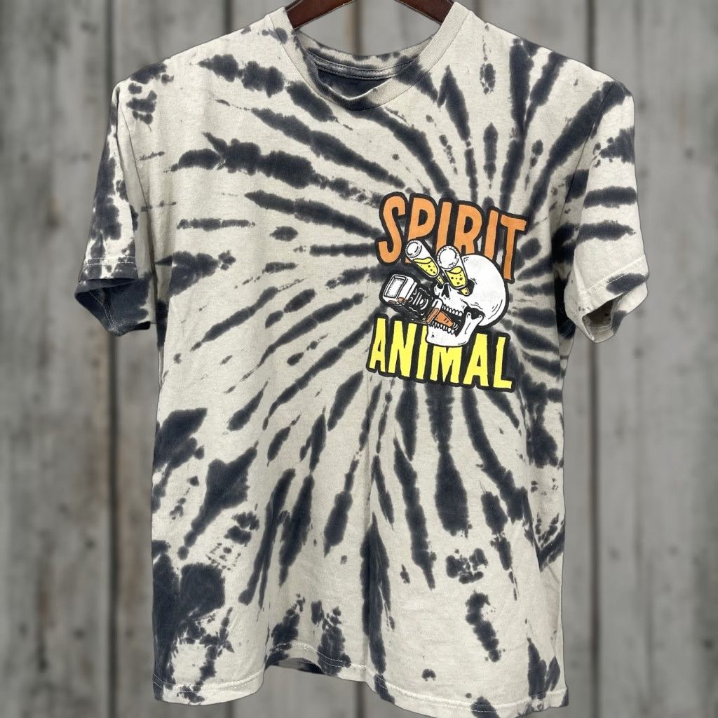 Vintage ALF T-Shirt Mens Small Gray 90s Skull Read As*holes Live Spirit Animal Tie-Dye Crew Neck Short Sleeve Cotton Jersey Vintage No Size US S / EU 44-46 / 1 - 1 Thumbnail