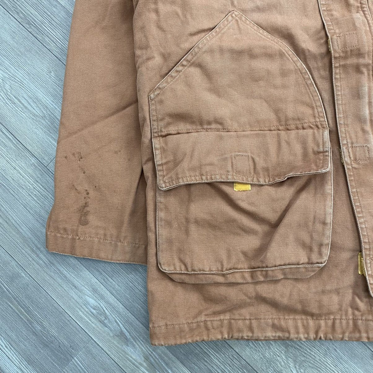 Japanese Brand Vintage Kearney House Quilted Work Jacket Canvas Rust Brown Size US L / EU 52-54 / 3 - 5 Thumbnail