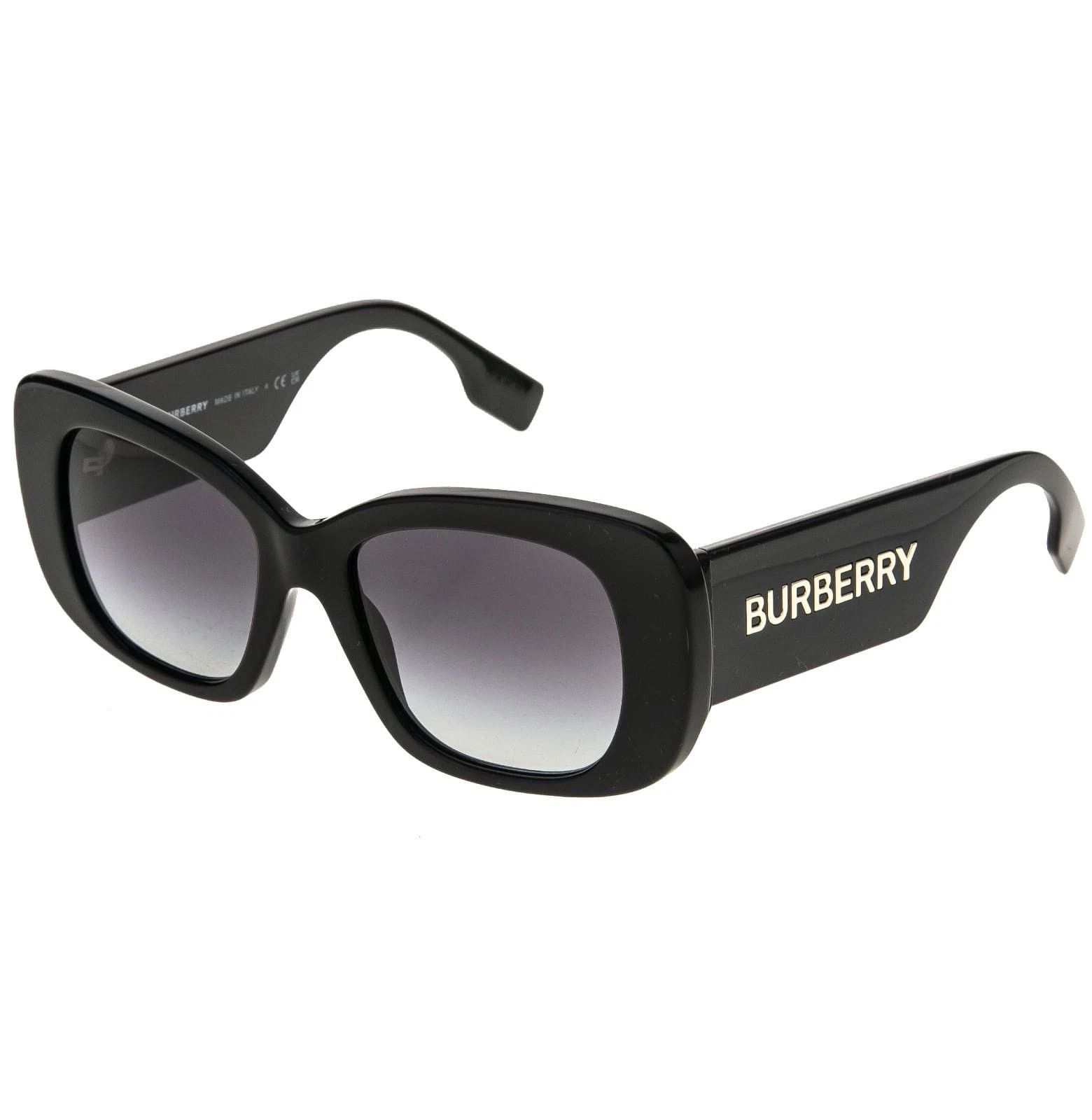 Burberry BURBERRY 4410 BE4410 Black Classic Oval Fashion Sunglasses Size ONE SIZE - 8 Thumbnail